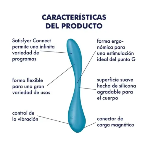 Satisfyer G-spot Flex 5 Vibrador Azul