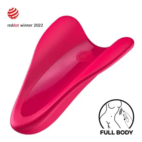 Satisfyer High Fly Finger Vibrador 11 Programas Silicone Fúcsia