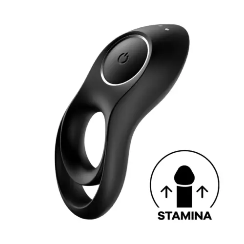 Satisfyer Legendary Duo Vibrating Ring 12 Programas Silicone Preto