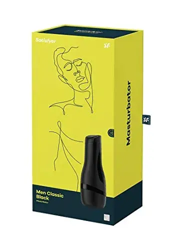 Satisfyer Masturbador Men Classic Cyberskin Preto