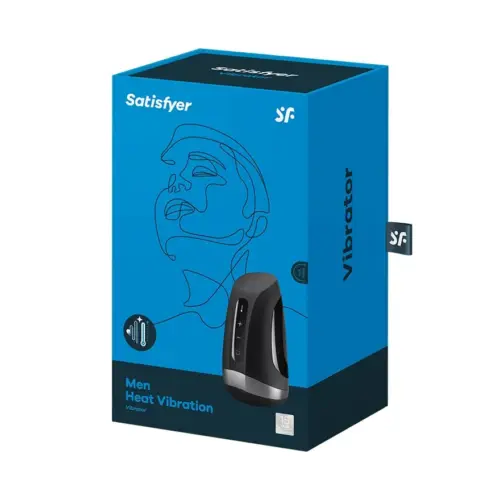 Satisfyer Men Heat Vibration Silicone Masturbador