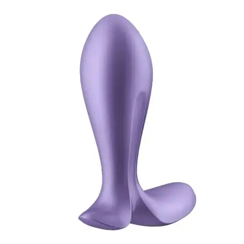 Satisfyer Plugs Anais Silicone Roxo Controlado Bluetooth