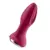 Satisfyer Plugue Rotador Silicone Recarregável Vermelho