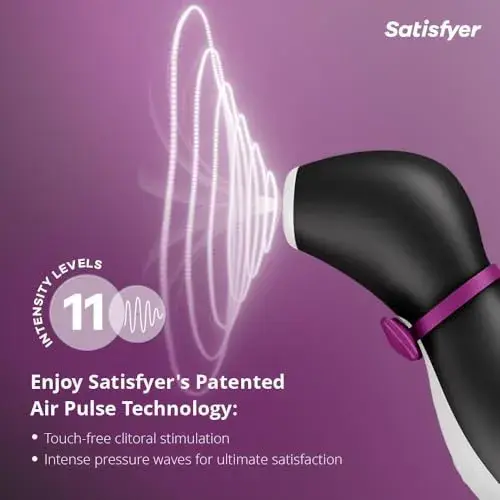 Satisfyer Pro Penguin Vibrador 11 Intensidades Silicone Preto