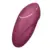 Satisfyer Tap Climax 1 Vibrador lay-on intenso silicone vermelho