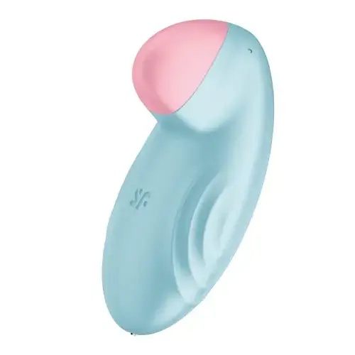 Satisfyer Tropical Tip Lay-on Vibrador azul