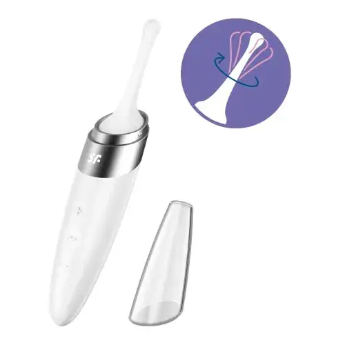 Satisfyer Twirling Delight Vibrador Recarregável Silicone Branco