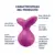 Satisfyer Viva La Vulva 3 Lay-on de silicone violeta