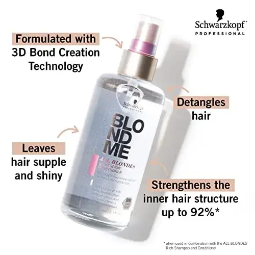 Schwarzkopf Blondme All Blondes Light Spray Condicionador 200ml