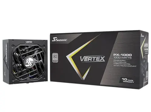 Seasonic 1000W Vertex PX 80 Plus Platinum Preto