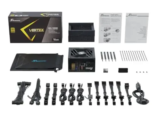 Seasonic 1200W Vertex GX 80 Plus Gold Preto