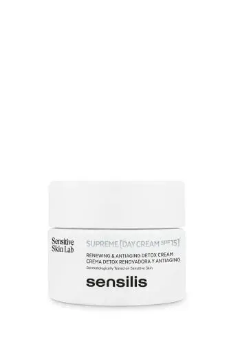 Sensilis Supreme Renew Detox Creme de Dia SPF15 50ml Hidratante Antioxidante