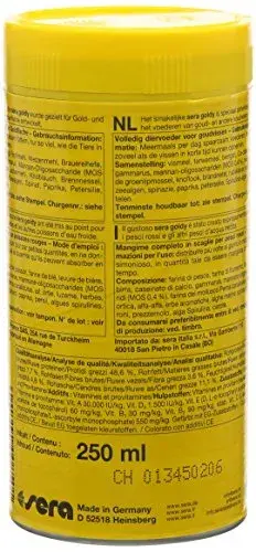 Sera Comida para Peixes Vermelhos Flocos 60g