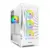 Sharkoon Rebel C50 RGB Full Tower ATX Branco RGB 3 Ventoinhas