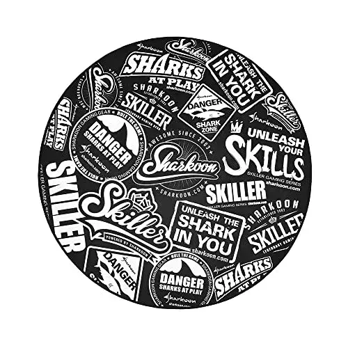 Sharkoon Skiller SFM10 Manta para Cadeira Branco Preto 1200mm