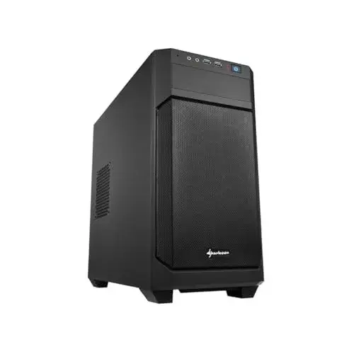 Sharkoon V1000 Micro-ATX Mini Tower Preto Metal