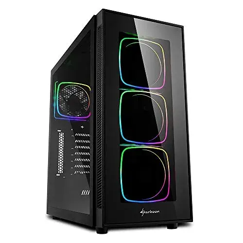 Sharkoon TG6 RGB Caixa Midi Tower ATX com 3 Ventiladores RGB