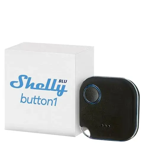 Shelly Interruptor Bluetooth Preto Controle de Ações e Cenas