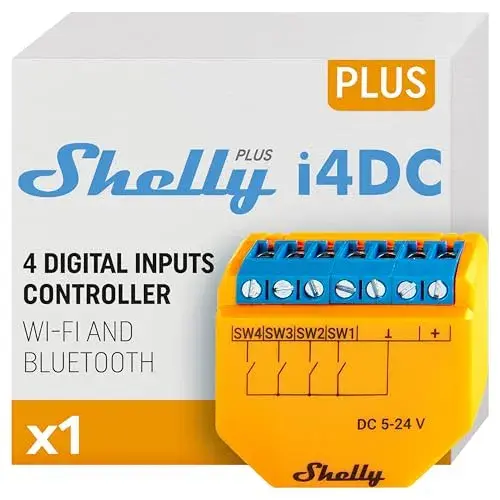 Shelly Interruptor de Automação Wi-Fi 4 Entradas