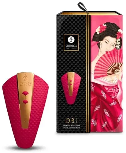 Shunga Obi Vibrador Intimo Fusão Raspberry