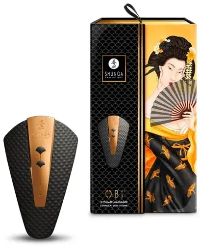 Shunga Obi Vibrador Íntimo Preto