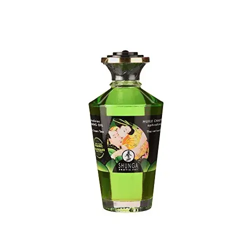 Shunga Óleo de Efeito Calor Chá Verde 100ml