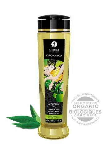 Shunga Óleo de Massagem Orgânico Chá Verde 240ml