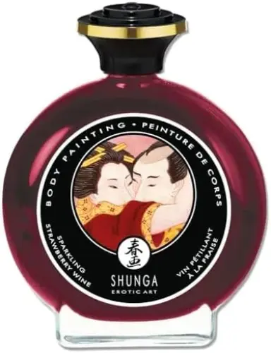 Shunga Tinta Corporal Morangos e Champagne 100ml