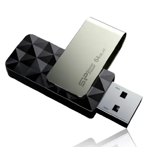 Silicon Power SP Blaze B30 64GB USB 3.1 Preto Pens USB