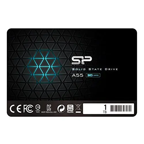 Silicon Power SP Ace S55 1TB SSD Preto