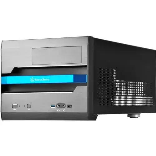 SilverStone SG12B Tower Housing Preto Compatível com Mini-ITX e SFX