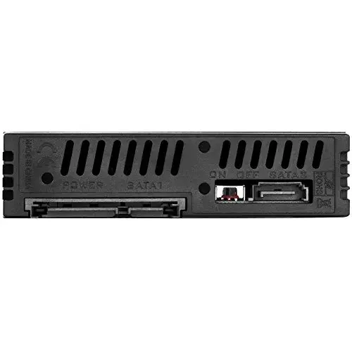 SilverStone FS202B Painel Frontal para 2 Discos SATA SSD HDD Preto