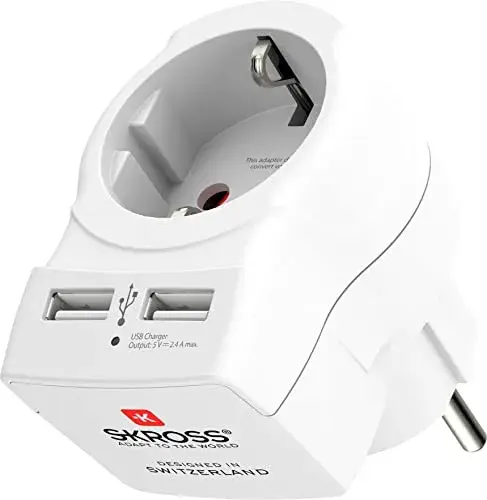 Skross 1.500282 Adaptador Europeu USB 5V 2,4A