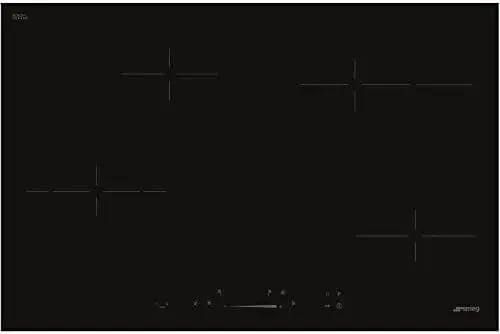 Smeg SE484EMTD 8600W Placa de Indução Preta com Segurança