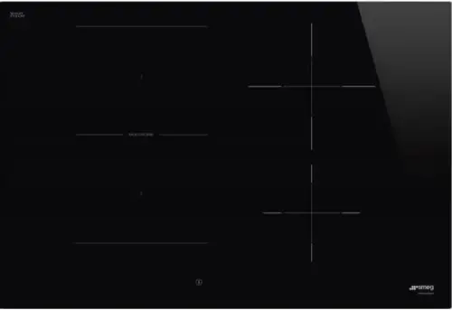 Smeg SI1M4744D 7400W Placa de Indução Preto Automática