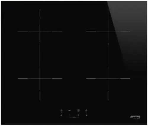 Smeg SIB2641D 7200W Placa de Indução 4 Zonas Preto Com Temporizador