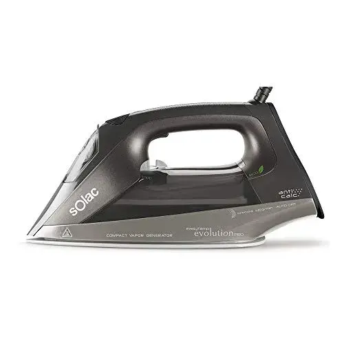 Solac CVG9508 2400W Preto Ferro de Engomar com Vapor Vertical