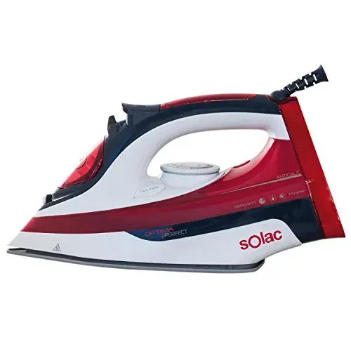 Solac PV2014 Optima 2600W Vermelho Ferro a vapor e a seco