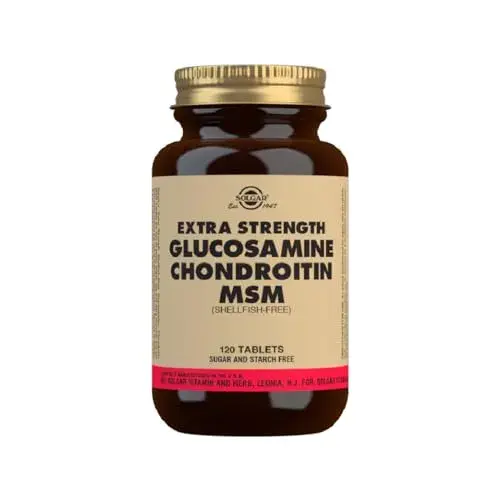 Solgar Extra Strength Glucosamine Chondroitin MSM 120 Comprimidos