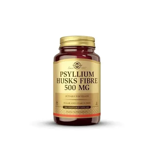 Solgar Linha Psyllium Husks Fibra 200 Cápsulas