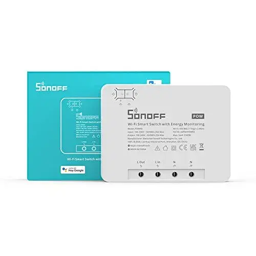 Sonoff Interruptor Inteligente 25A White Medição de Energia
