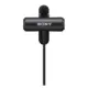 Sony ECM-LV1 Microfone Lapela Áudio Estéreo Com Para-Vento