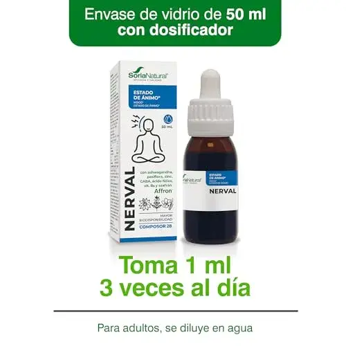 Soria Natural Composor Nerval Complex Relaxamento Bem-estar 50ml