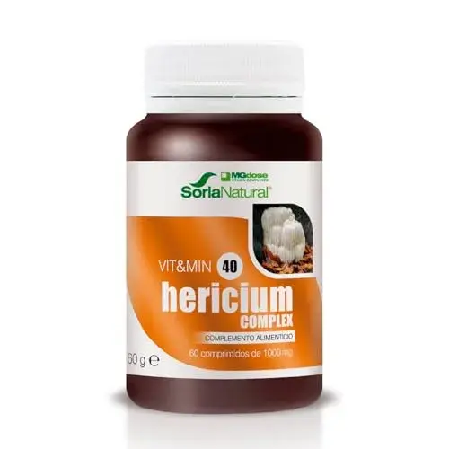 Soria Natural Vit&Min 40 Hericium Complex Apoio ao Sistema Nervoso 60 Cápsulas