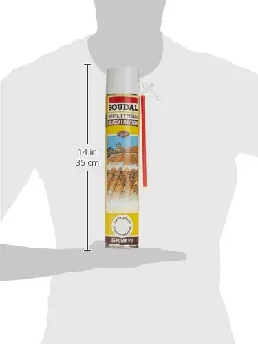 Soudal Espuma para telhas 750ml cinzento