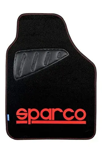 Sparco Kit de Tapetes Alcatifa Vermelho