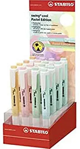 Stabilo Marcador Sublinhador Pastel Expositor 48 Unidades