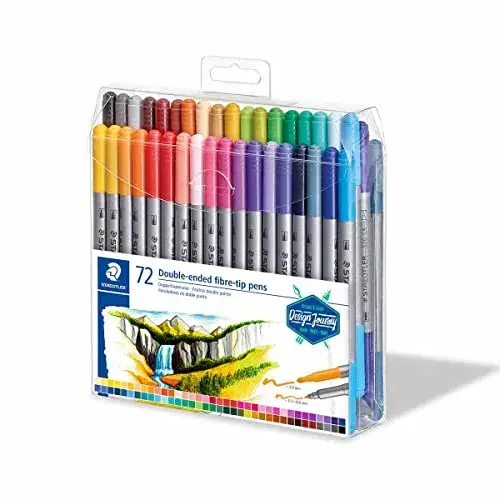 Staedtler Canetas de Feltro de Ponta Dupla