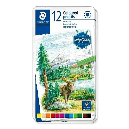 Staedtler Lápis de Cor Aguarela Hexagonal 12 un.