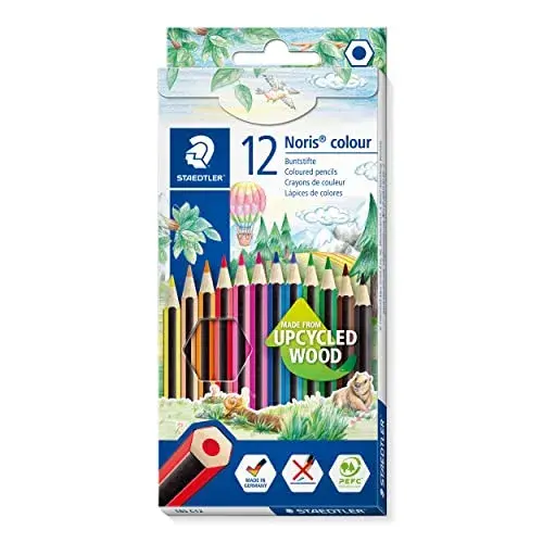 Staedtler Lápis de Cor Hexagonais Noris Colour 12 Unidades